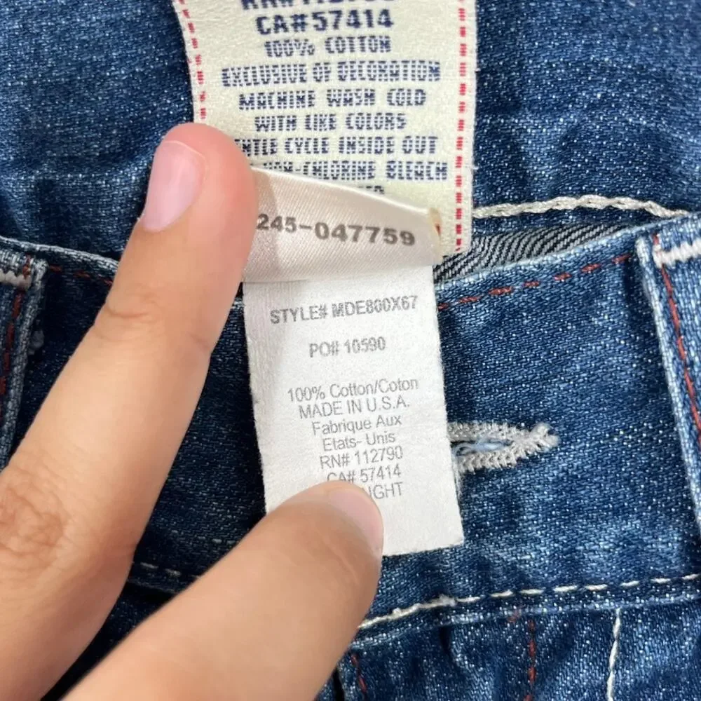 Vintage Mens True Religion Jeans Horseshoe 31 x 29 USA Straight